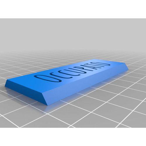 Kapı İşareti Occupato Libero (Bu ürün Sadece Plastik parçadır - Almadan Önce Soru Sorabilirsiniz)