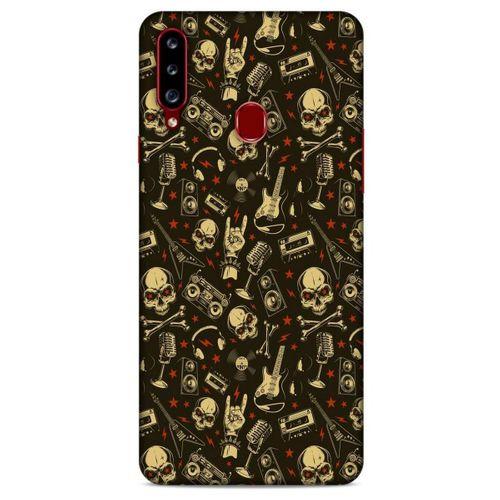 Retro (8) Desen Baskılı Kılıf Renkli Samsung Galaxy A20s Kılıf