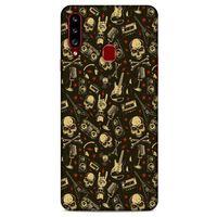 Retro (8) Desen Baskılı Kılıf Renkli Samsung Galaxy A20s Kılıf