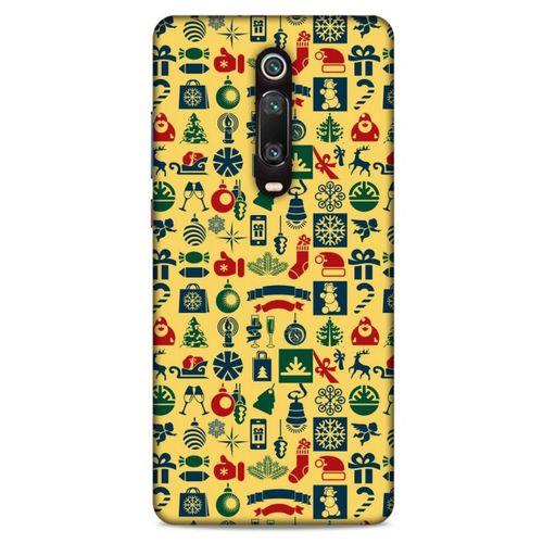 Yılbaşı Süsleri 12 Xiaomi Redmi K20 Kılıf Silikon Kapak