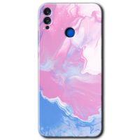 Honor 8x Kılıf HD Desen Baskılı Arka Kapak - Liquid Lekeler Art