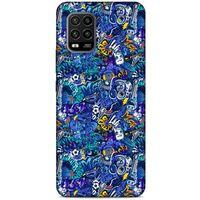 Graffitix (2) Desenli Silikon Kapak Xiaomi Mi 10 Lite Kılıf