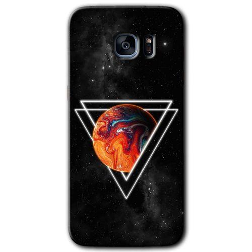 Galaxy S7 Edge Kılıf HD Desen Baskılı Arka Kapak - Kızıl Gezegen