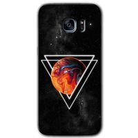 Galaxy S7 Edge Kılıf HD Desen Baskılı Arka Kapak - Kızıl Gezegen