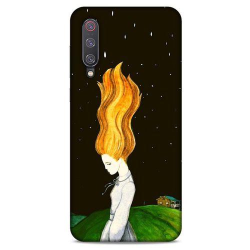 Xiaomi Mi 9 Kılıf Depresyon (1) Kılıfı Kahverengi Bordo