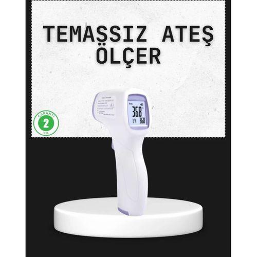 Temassız Termometre Hızlı Ölçüm Güvenli Dijital Ateş Ölçer
