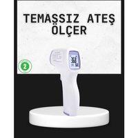 Temassız Termometre Hızlı Ölçüm Güvenli Dijital Ateş Ölçer