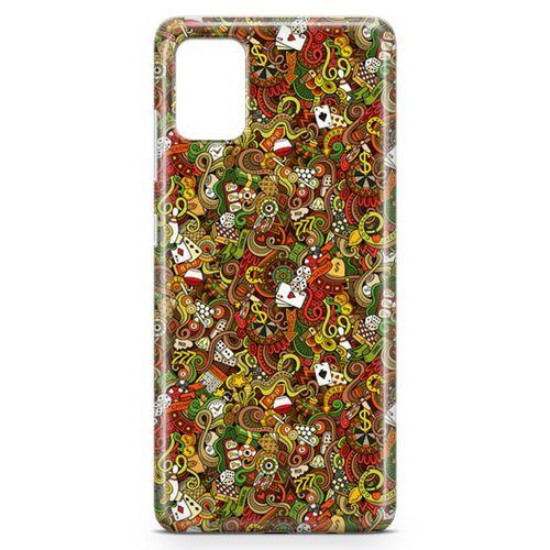Samsung Galaxy A51 Kılıf Okey Tavla 51 Arka Kapak Koruma Desenli Full Koruyucu
