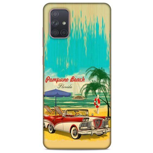 Retro (16) Desen Kalın Kılıf Renkli Samsung Galaxy A71 Kılıf