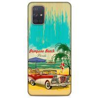 Retro (16) Desen Kalın Kılıf Renkli Samsung Galaxy A71 Kılıf