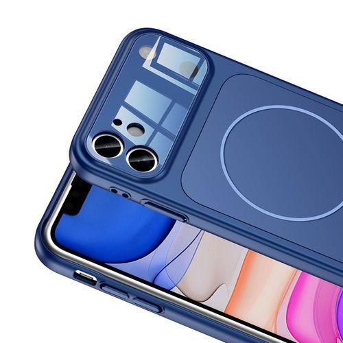 Apple iPhone 11 Kılıf Zore M-Safe Şarj Özellikli Kamera Korumalı Formen Kapak