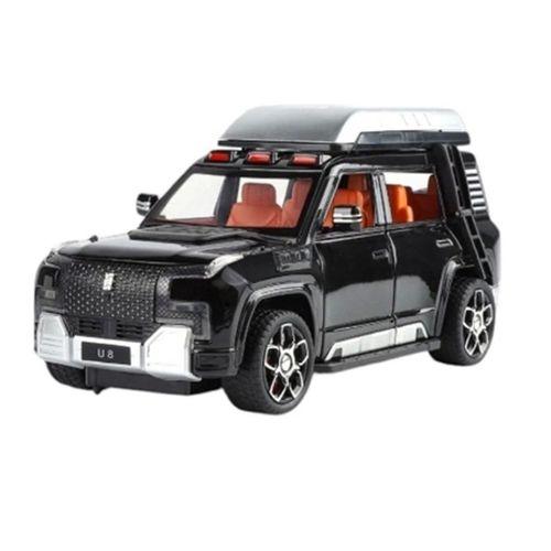 Eğitici Oyuncak XHD-B2432 -Vardem Çek Bırak  Işıklı ve Sesli Kapıları Açılan Lr Jeep 1:24