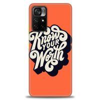 Xiaomi Redmi Note 11 Pro Plus Kılıf HD Baskılı Kılıf - Know Your Worth + Tam Ekran Koruyucu