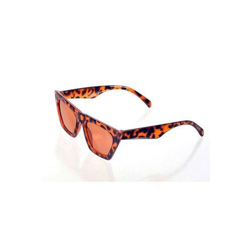 Leopar Çerçeve Cat Eye Kadın Güneş Gözlüğü - Moda Gözlük