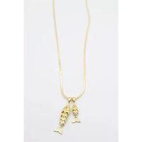 Vip Balık Kolye - Altın