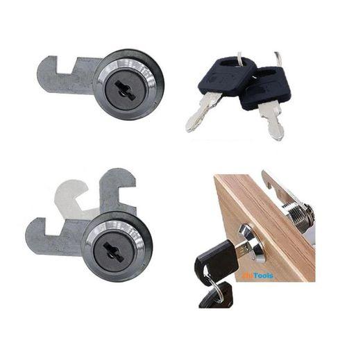 Zhltools Dolap Çekmece Kilidi Mandallı Çekmece Kilidi 2 Anahtarlı Mobilya Dolap Kilit