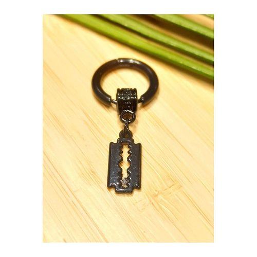 Monalisa Home Çelik Siyah Figürlü Unisex Küpe