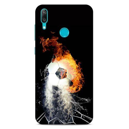 Lopard Huawei Y7 Prime 2019 Uyumlu Kılıf FireX (35) Fit Design Kılıf Futbol