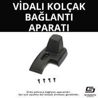 S-Dizayn Ford Courier ABS Vidalı Kol Dayama Kolçak Alt Adaptör 2014-2022 A+Kalite