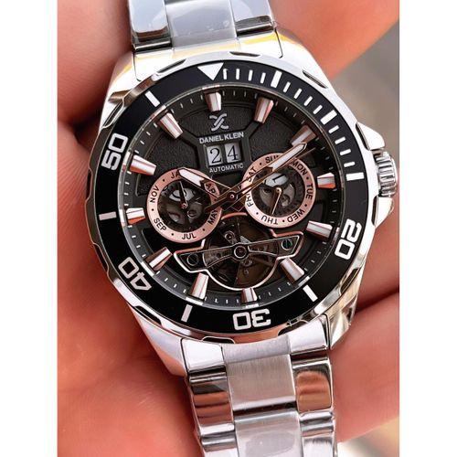 Daniel Klein Otomatik Erkek Kol Saati 30 Metre Suya Dayanıklı Çelik Kordon + Bileklik Hediyeli VS.BLKT.0704