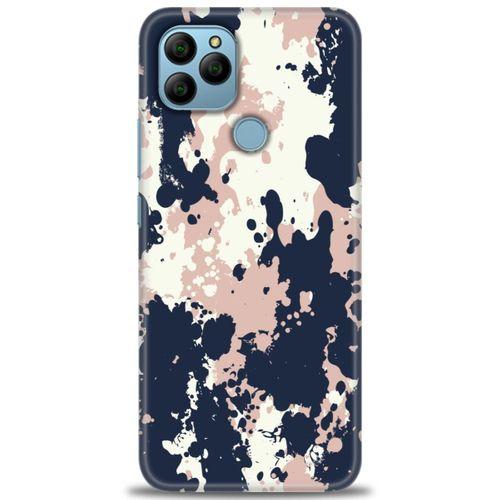 General Mobile GM 22 Kılıf HD Baskılı Kılıf - Lacivert + Tam Ekran Koruyucu