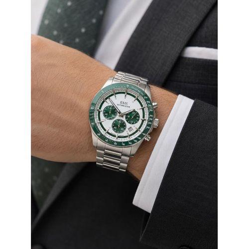 RMS Romanson Premium Erkek Kol Saati Çelik Kordon 5 ATM Su Geçirmez Kronometreli Kadran AG2198.180