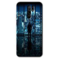 Xiaomi Redmi 9 HD Baskılı Kılıf + 9D Tam Ekran Koruyucu - Şehir Manzarası