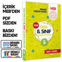 2026 LGS MEB Çalışma Soruları Ölçme Değerlendirme Merkezi ÖDM 8 Sınıf Çalışma Kitabı 6 BASKI ÜCRETİ