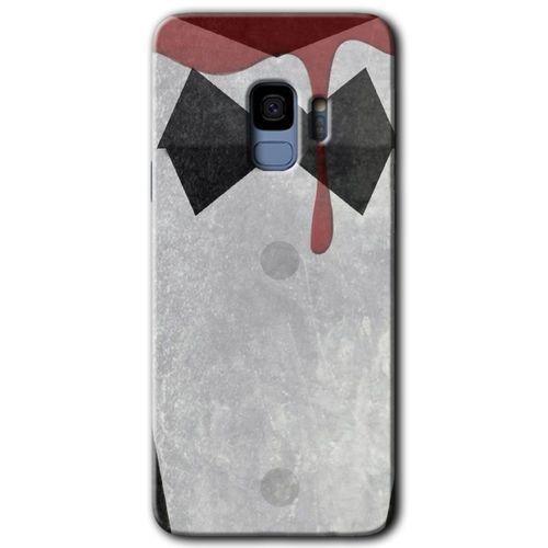 MRCİLETİSİM MRCİLETİSİM Samsung Galaxy S9 Kılıf HD Desen Baskılı Arka Kapak + Temperli Cam - Gentleman Blood