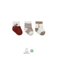 Bistyle 3'Lü Penye Soket Çorap BS10109 Kiremit