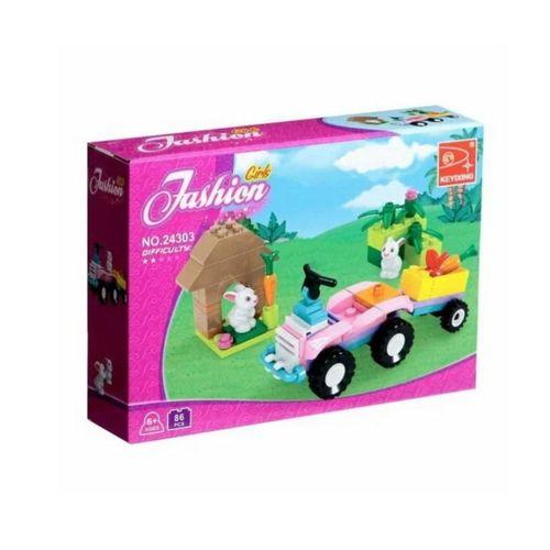 Ausini Parça Fashion Girls Traktörlü Bahçe Seti