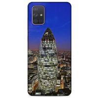 Samsung Galaxy A71 Kılıf Dünya Mimarisi (34) Slim Armor Kılıf Mary Axe Londra