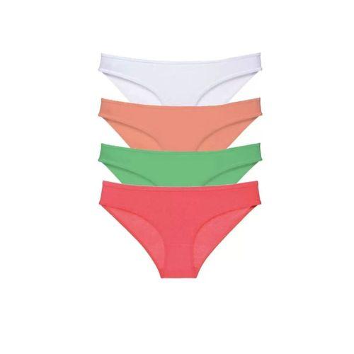 4 Adet Süper Eko Set Likralı Kadın Slip Külot 526