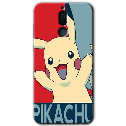 Huawei Mate 10 Lite Kılıf HD Desen Baskılı Arka Kapak - Pikaçhu
