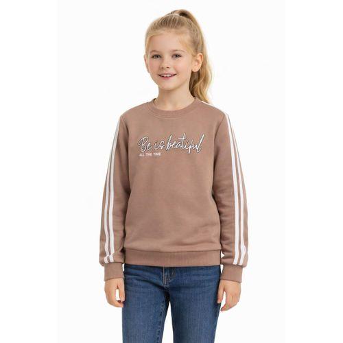 Kız Çocuk Kol Şeritli Sweatshirt BGL-ST05269