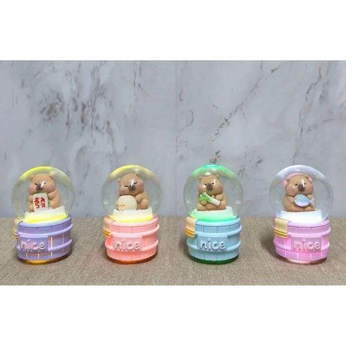 Kapibara Tasarımlı Işıklı Kar Küresi Alk5022