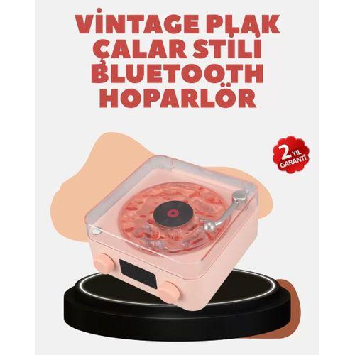 Retro Kristal Netliğinde Ses – Gece Işıklı Retro Bluetooth Hoparlör