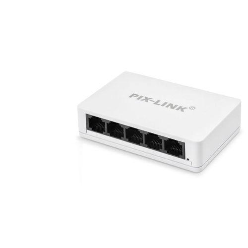 Gigabit Ethernet Switch 5 Port - Beyaz LV-GS05