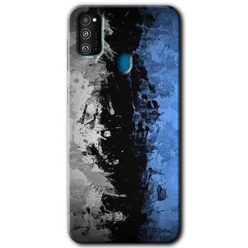 Samsung Galaxy M21 Kılıf HD Desen Baskılı Arka Kapak + Temperli Cam - Abstract Wallpaper