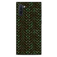 Samsung Galaxy Note 10 Kılıf Dragons (3) Kapak Ejderha Cilt Yeşil