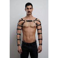 Erkek  Deri Kol Ve Göğüs Harness, Deri Fantazi Giyim - Brfm166