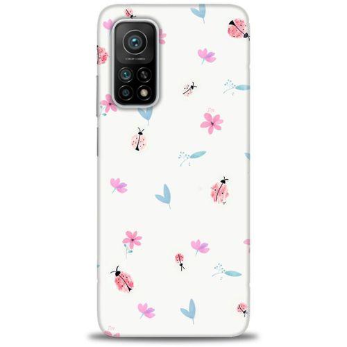 Xiaomi Mi 10T Pro Kılıf HD Baskılı Kılıf - Uğur Böcekleri + Tam Ekran Koruyucu