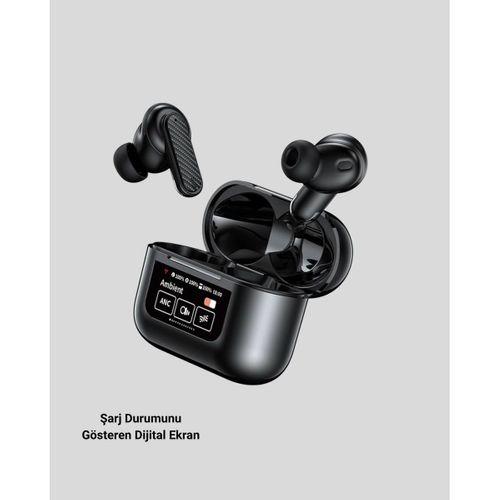 Anc Teknolojili Kablosuz Bluetooth Kulaklık – Dokunmatik, Dijital Göstergeli, Yüksek Ses Kalitesi