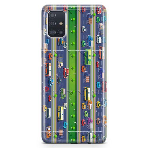 Samsung Galaxy A51 Kılıf Otoyol Arka Kapak Koruma Desenli Full Koruyucu