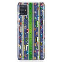 Samsung Galaxy A51 Kılıf Otoyol Arka Kapak Koruma Desenli Full Koruyucu