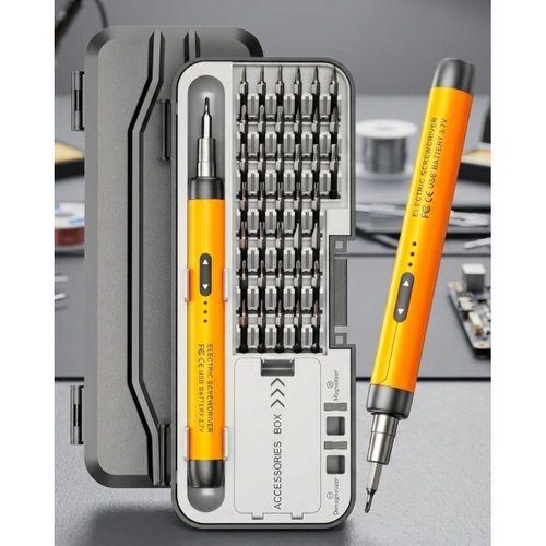 Type C Şarjlı Mini Elektrikli Tornavida 38 Uçlu Manyetik Tamir Kiti