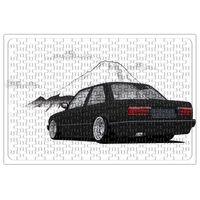 Stanced out E30 Black Puzzle 240 Parça Yapboz