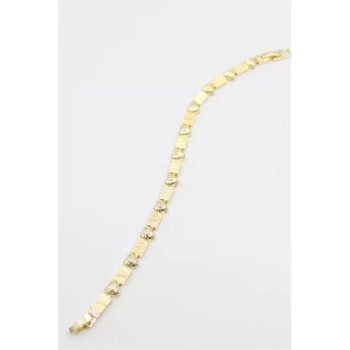 Taşlı Vip Bileklik - Altın