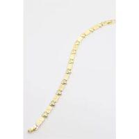 Taşlı Vip Bileklik - Altın