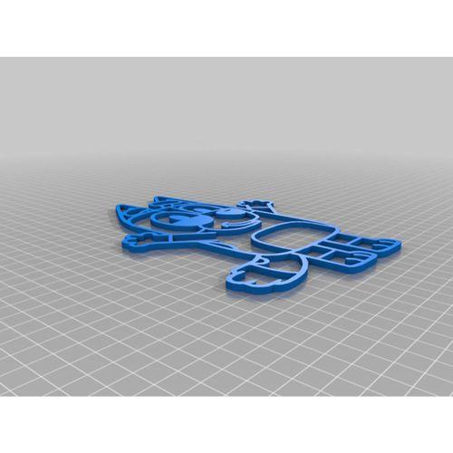 Bluey ve Bingo Şablon Duvar Sanatı Kalın Çizgiler (Bu ürün Sadece Plastik parçadır - Almadan Önce Soru Sorabilirsiniz)